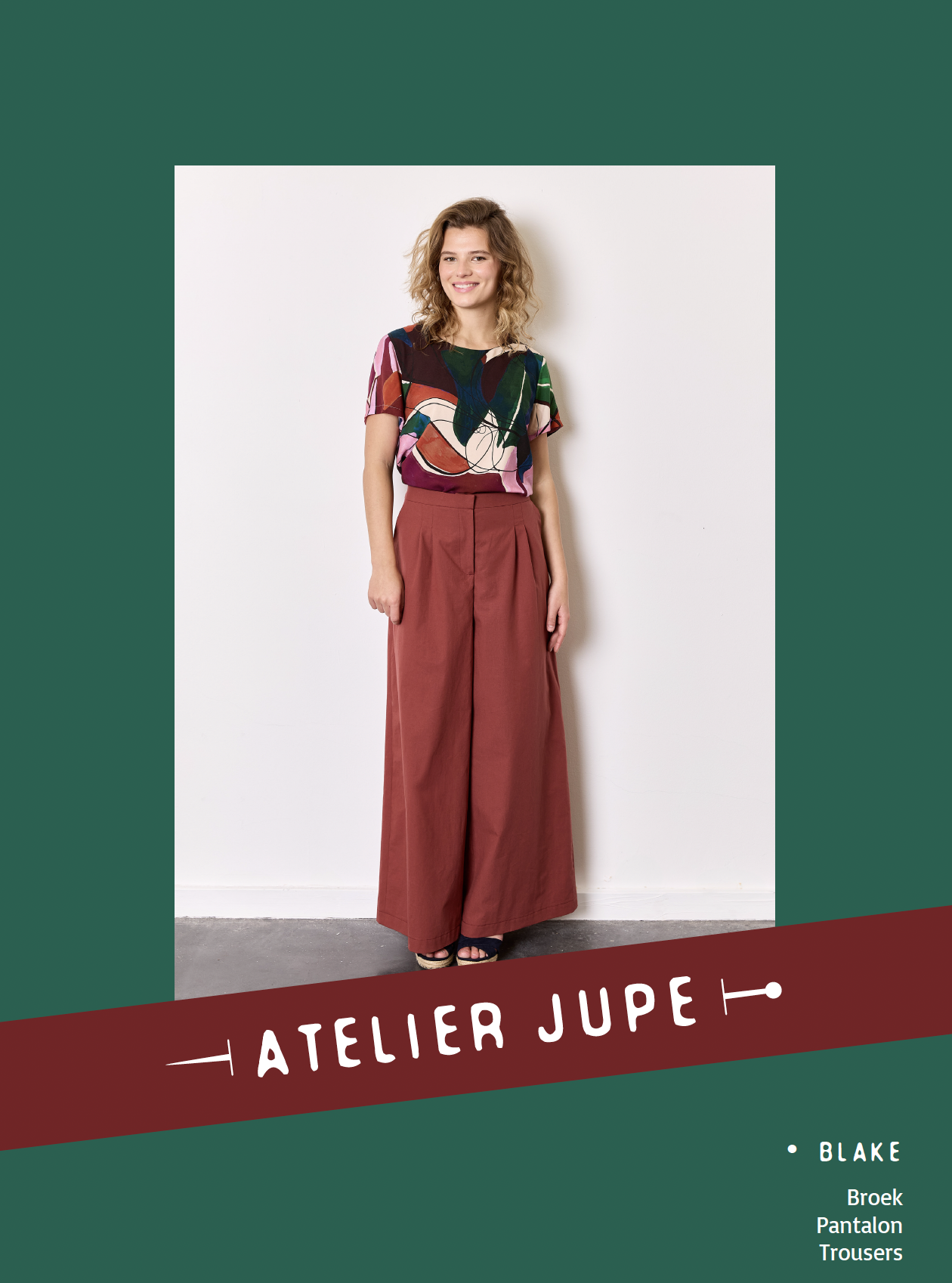 Patroon broek 'Blake' - Atelier Jupe